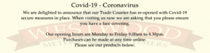 Electric Meters Covid-19 Message